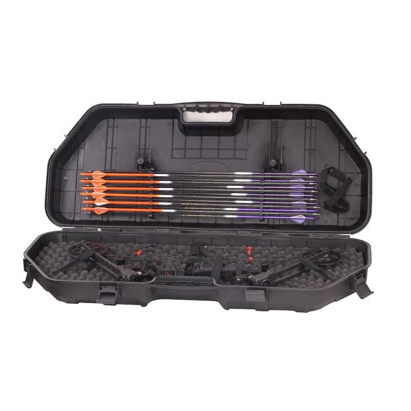 Dark Slate Gray Shockproof Rigid Compound Bow Case for Archery – Durable Hard Storage Case for Bow & Arrows MARKSMAN