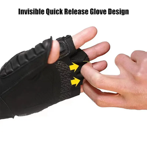 Dark Slate Gray Frameless Slingshot Protection Goatskin Glove PRECISE