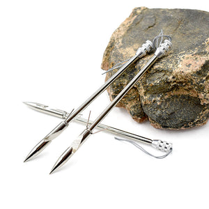 Rosy Brown Stainless Steel Fishing Dart for Slingshot Shooting MARKSMAN