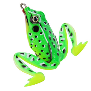 Lime Green Thunder Frog Lure Bait Frog Simulation Bait MARKSMAN