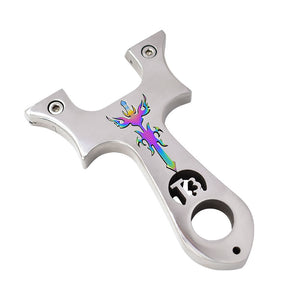 Gray Fire Sword T3 Stainless Steel Color High-Quality Slingshot with Rubber Band – Outdoor Equipment INDIAN SLINGSHOT