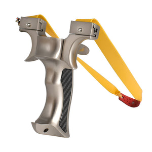 Slate Gray Professional Olympic Alloy Slingshot For Outdoor Target Shooting INDIAN SLINGSHOT