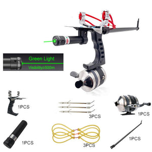 Light Gray Best FS2 Precision Telescopic Slingshot Set MARKSMAN