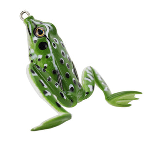 Dark Olive Green Thunder Frog Lure Bait Frog Simulation Bait MARKSMAN