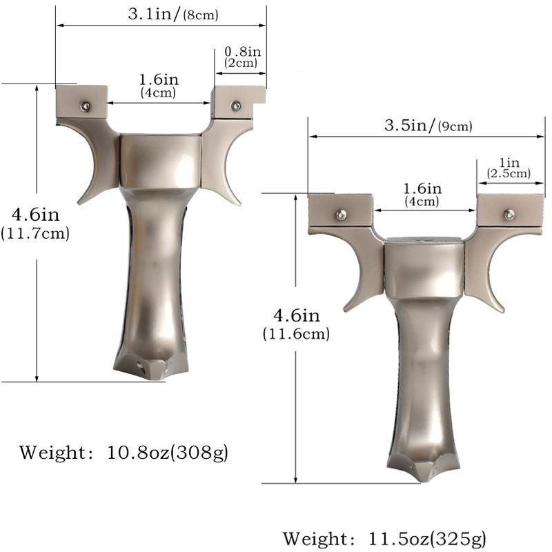 Rosy Brown Professional Olympic Alloy Slingshot For Outdoor Target Shooting INDIAN SLINGSHOT