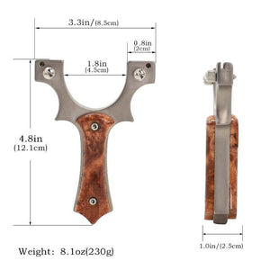 Dim Gray High Quality Stainless Steel NIU Slingshot INDIAN SLINGSHOT