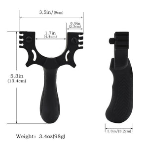 Black Powerful Dual Purpose Black Resin Slingshot INDIAN SLINGSHOT