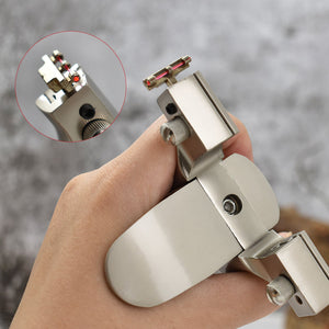 Rosy Brown Professional Olympic Alloy Slingshot For Outdoor Target Shooting INDIAN SLINGSHOT