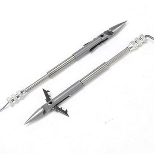 Light Gray Willow Leaf Shark Front Stability Steel Dart MARKSMAN