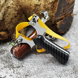 Dark Slate Gray Black Pattern Resin Slingshot For Outdoor Target Shooting INDIAN SLINGSHOT