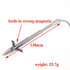 White Smoke Willow Leaf Shark Front Stability Steel Dart MARKSMAN