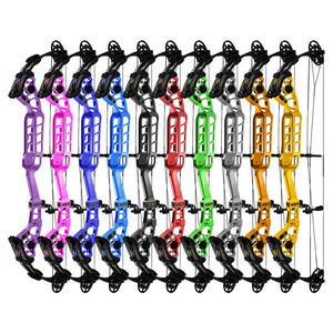 Light Pink Sanlida® Hero 10 II Target Full Module Compound Bow Kit - Red Edition SANLIDA