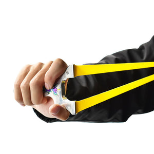 Light Goldenrod Fire Sword T3 Stainless Steel Color High-Quality Slingshot with Rubber Band – Outdoor Equipment INDIAN SLINGSHOT