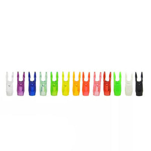 White Smoke Pin Plastic Arrow Nocks for Carbon Arrows MARKSMAN