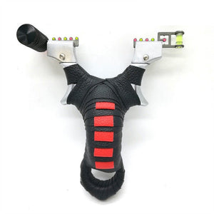 Lavender Infrared Laser Aiming Alloy Lock Phoenix Bow Flat Leather Fast Pressure Free Tying Bow Rope Recurve Precision Slingshot MARKSMAN