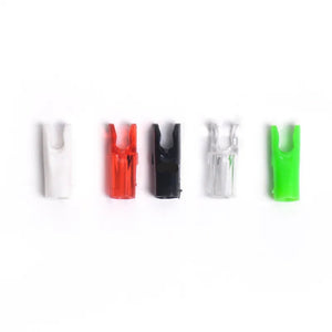 White Smoke Pin Plastic Arrow Nocks for Carbon Arrows MARKSMAN