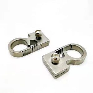 Light Gray Titanium Non Frame Ring Slingshot MARKSMAN