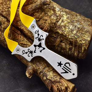 Black Cherry Blossom Exquisite Stainless Steel Slingshot MARKSMAN
