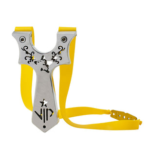 Gray Cherry Blossom Exquisite Stainless Steel Slingshot MARKSMAN