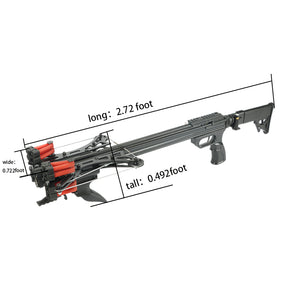 Dark Slate Gray Marksman New RS-X7 Black Panther Professional High Power Metal Crossbow For Outdoor Target Shooting And Fishing MARKSMAN