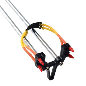 Black Falcon PRO Double Gear Lock Slingshot Rifle Rod For Fishing And Target Practice MARKSMAN