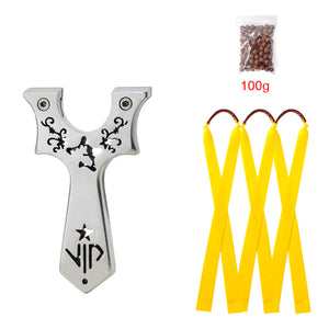 Gold Cherry Blossom Exquisite Stainless Steel Slingshot MARKSMAN