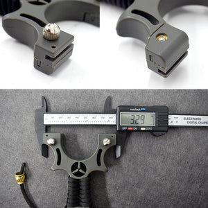 Dim Gray Powerful Grey Color Flying Bird Mercedes Benz Resin Laser Slingshot MARKSMAN