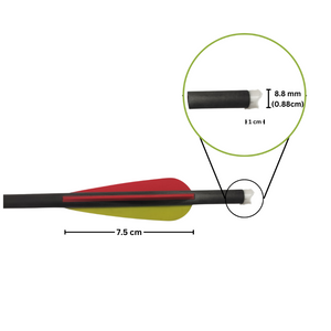 Dark Slate Gray Junxing 20 Inch Carbon Arrows For M69,M67,M83,M81 Crossbows JUNXING