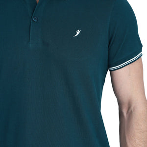 Dark Slate Gray ChicBesty® Polo Collar Neck Sports Regular Fit 100% Pure Cotton TShirt for Men and Boys CHICBESTY