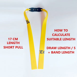 Lavender 17CM Length Short Pull Rubber Band 0.55MM-1.0mm Thickness High Quality Slingshot Catapult Accessories and Replacement Flat Bands - 1 Piece INDIAN SLINGSHOT