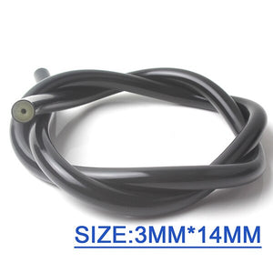 Dim Gray Speargun Latex Powerful Round Rubber Tube-1 Meter MARKSMAN