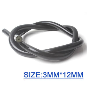 Dim Gray Speargun Latex Powerful Round Rubber Tube-1 Meter MARKSMAN