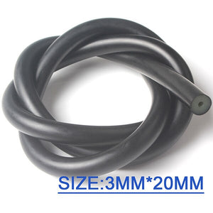 Dim Gray Speargun Latex Powerful Round Rubber Tube-1 Meter MARKSMAN