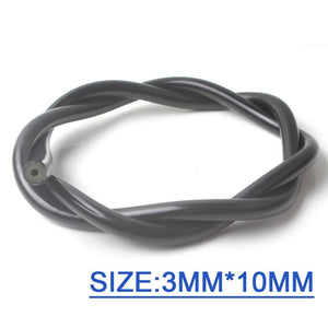 Dim Gray Speargun Latex Powerful Round Rubber Tube-1 Meter MARKSMAN