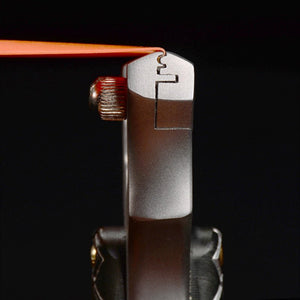 Black 304 Stainless Steel CNC Flat Rubber Band New Outdoor Metal Leather Target Shooting Competitive Catapult Bow Catapult Slingshot