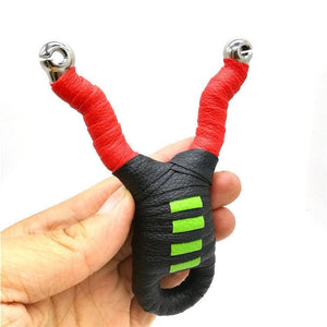 Dark Slate Gray Multi Wrap Single Card Stainless Steel Slingshot MARKSMAN