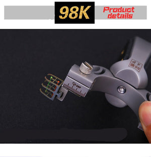 Black 304 Stingling Stingles Hunting Big Power Precision Outdoor 98k With Rubber Band Leather Catapult High-end precision workmanship