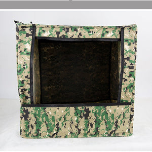 Black 39x39cm Slingshot Target Box Stainless Steel Target Box Duble Muffler Cloth Practice Projectile Shooting Target Folding
