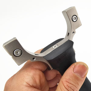 Rosy Brown New GZK TTF Hammer PRO Precision Target Shooting Slingshot Catapult GZK