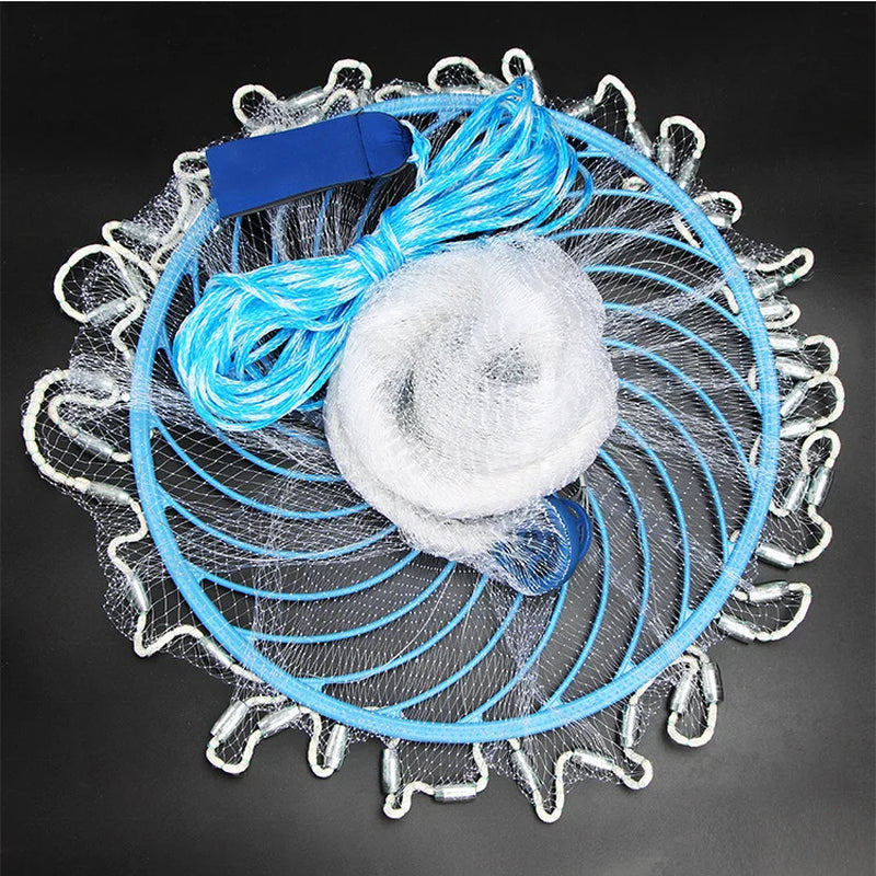 buy fishing cast net American Style Multifilament Fishing Cast Net / Frisbee Fishing Cast N – INDIAN SLINGSHOT