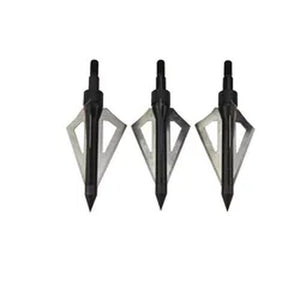 100 Grain Archery Arrowhead 3 Blade Hunting Shape Broadheads for Bow and Crossbow Shooting Accessories
