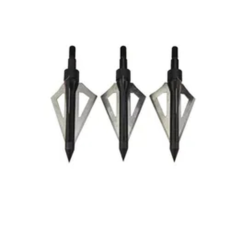 100 Grain Archery Arrowhead 3 Blade Hunting Shape Broadheads for Bow and Crossbow Shooting Accessories