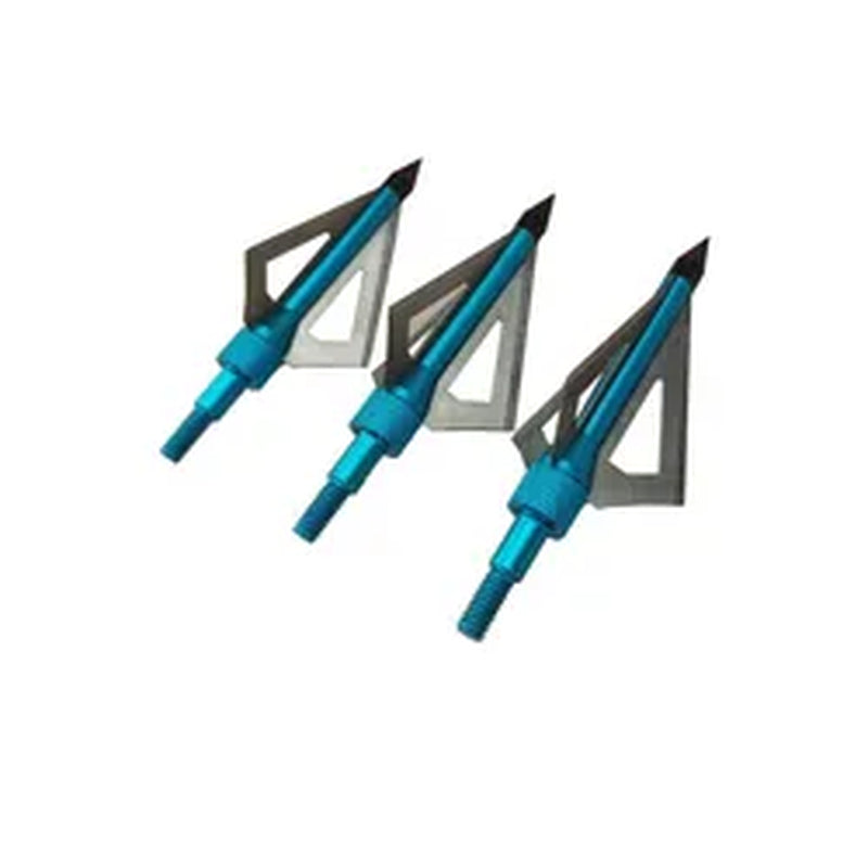 100 Grain Archery Arrowhead 3 Blade Hunting Shape Broadheads for Bow and Crossbow Shooting Accessories