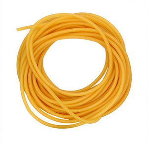 Goldenrod 1 Meter Slingshot Rubber Tube Band | Diameters of 1632 / 2040 / 1842 / 1745 / 2050 / 3060 / 6090 / 2055/ 1636 Latex Tube Round Rubber Band Slingshot Accessories INDIAN SLINGSHOT