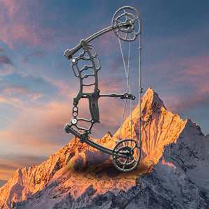 Dim Gray M109K Dual-Purpose Composite Bow Archery And Fishing Bow Short-Axis Pulley Compound Bow JUNXING