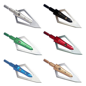 Light Gray Fishing Arrow Broadhead 100/ 125/ 200 Grains HOOYI