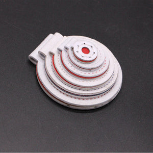 Dark Slate Gray Slingshot Leather Target from 2cm-7cm With Three-Layer Thickening White Red Bull's-eye INDIAN SLINGSHOT