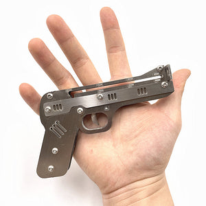 Tan Mini Pistol Crossbow Outdoor Elastic Shooting with Arrows INDIAN SLINGSHOT