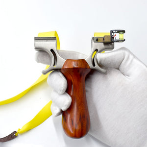 Lavender Hot Sale Professional Powerful Wooden Stainless Steel Slingshot for Outdoor Target Shooting Catapult INDIAN SLINGSHOT