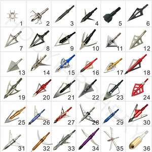 Light Gray Fishing Arrow Broadhead 100/ 125/ 200 Grains HOOYI